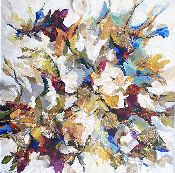 Céline Brossard cocktail d'été 40X40 Galerie Richelieu