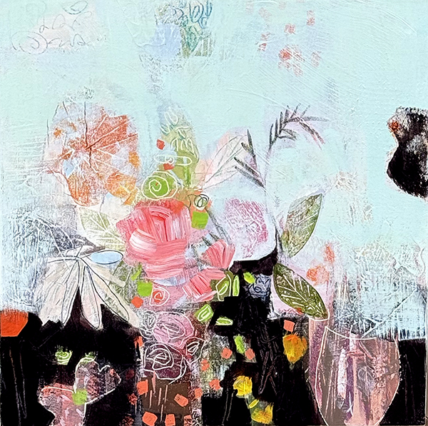 Ilinca Ghibu Pétales d'ambre 16x16 Galerie Richelieu