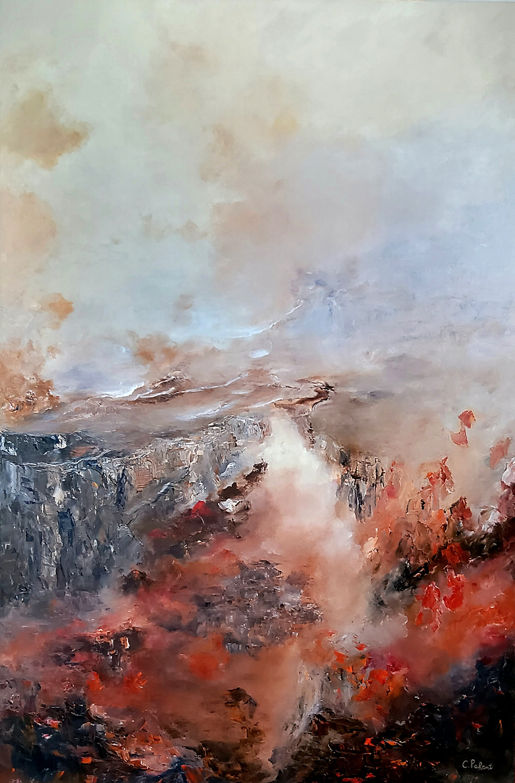 Carole Parent Le coeur à l'aventure 60x40 Galerie Richelieu