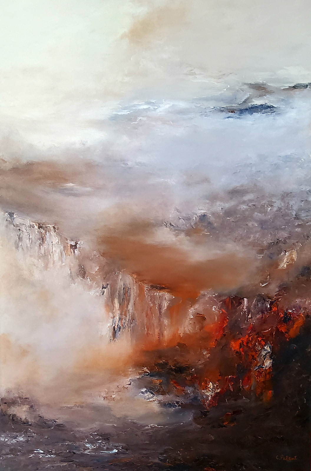 Carole Parent Partir au loin 60''x40'' Galerie Richelieu