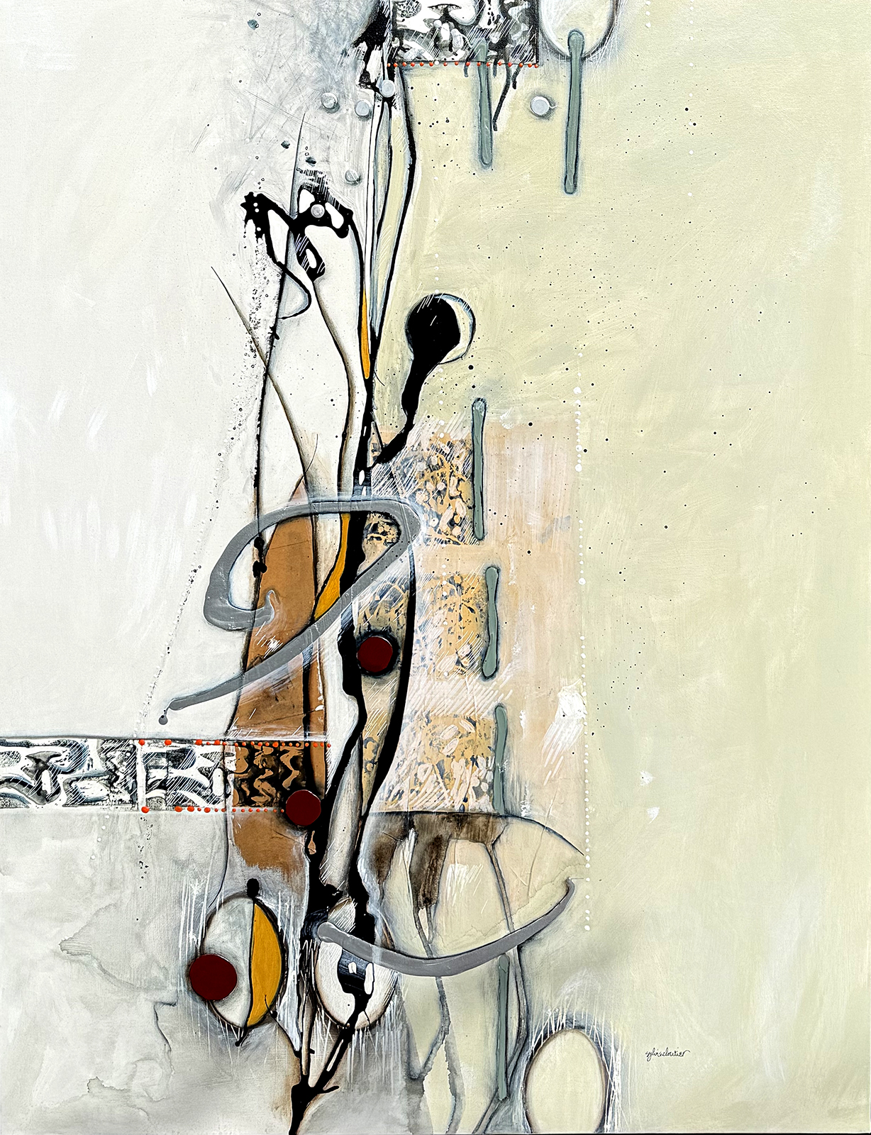 Sylvie Cloutier A perte de vue 48x36 Galerie Richelieu
