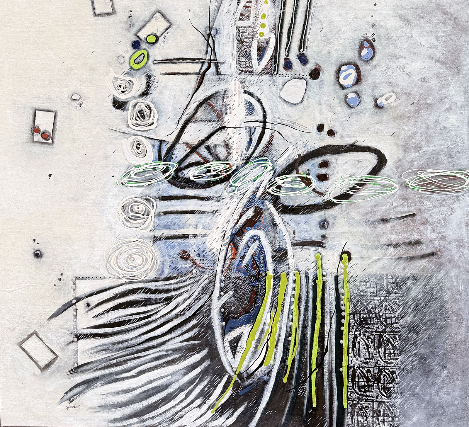 Sylvie Cloutier Histoire de Moustachu 51x54